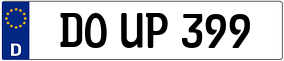 Truck License Plate